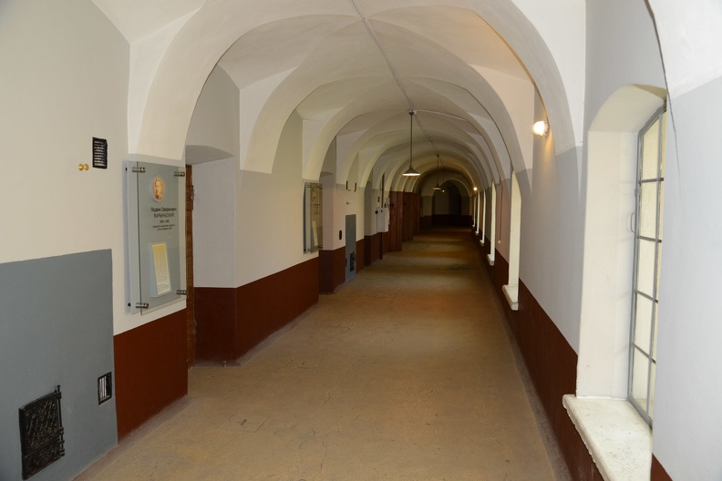Trubetskkoy Bastion Prison Cell Corridor.JPG